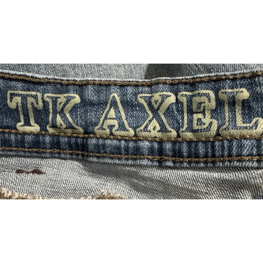 TK Axel Jeans Men's *FITS 36x31 Slim Boot Medium Wash‎ Stretch Denim